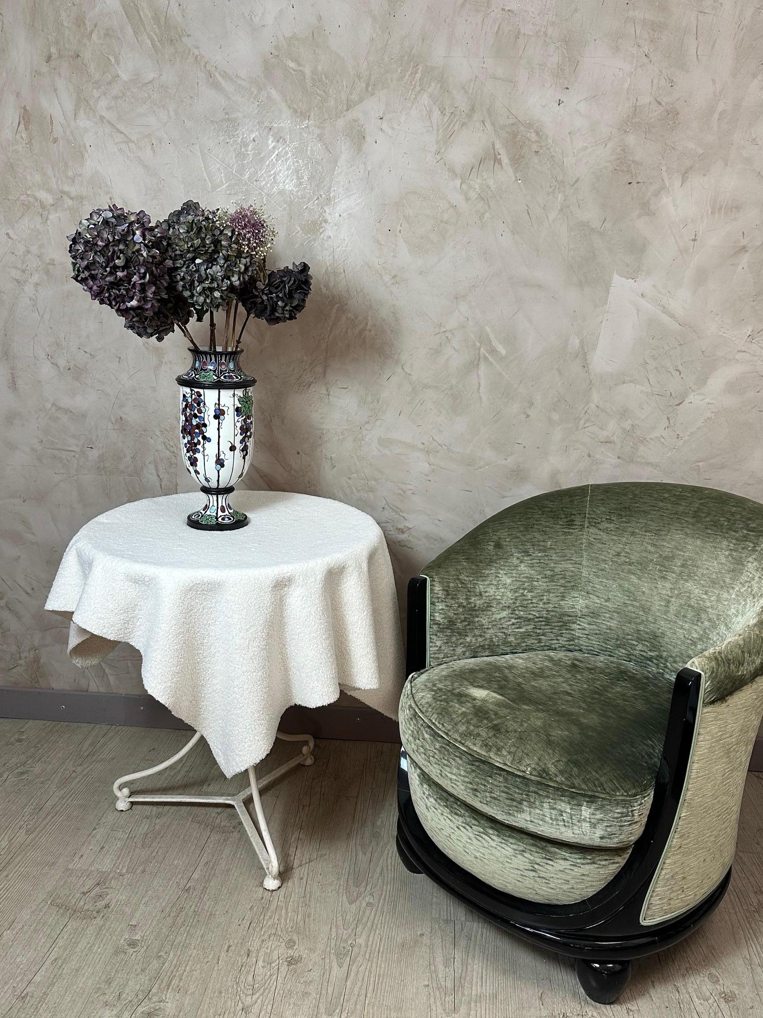 Vase en céramique Art déco français du 20e siècle, années 1930 en vente 7