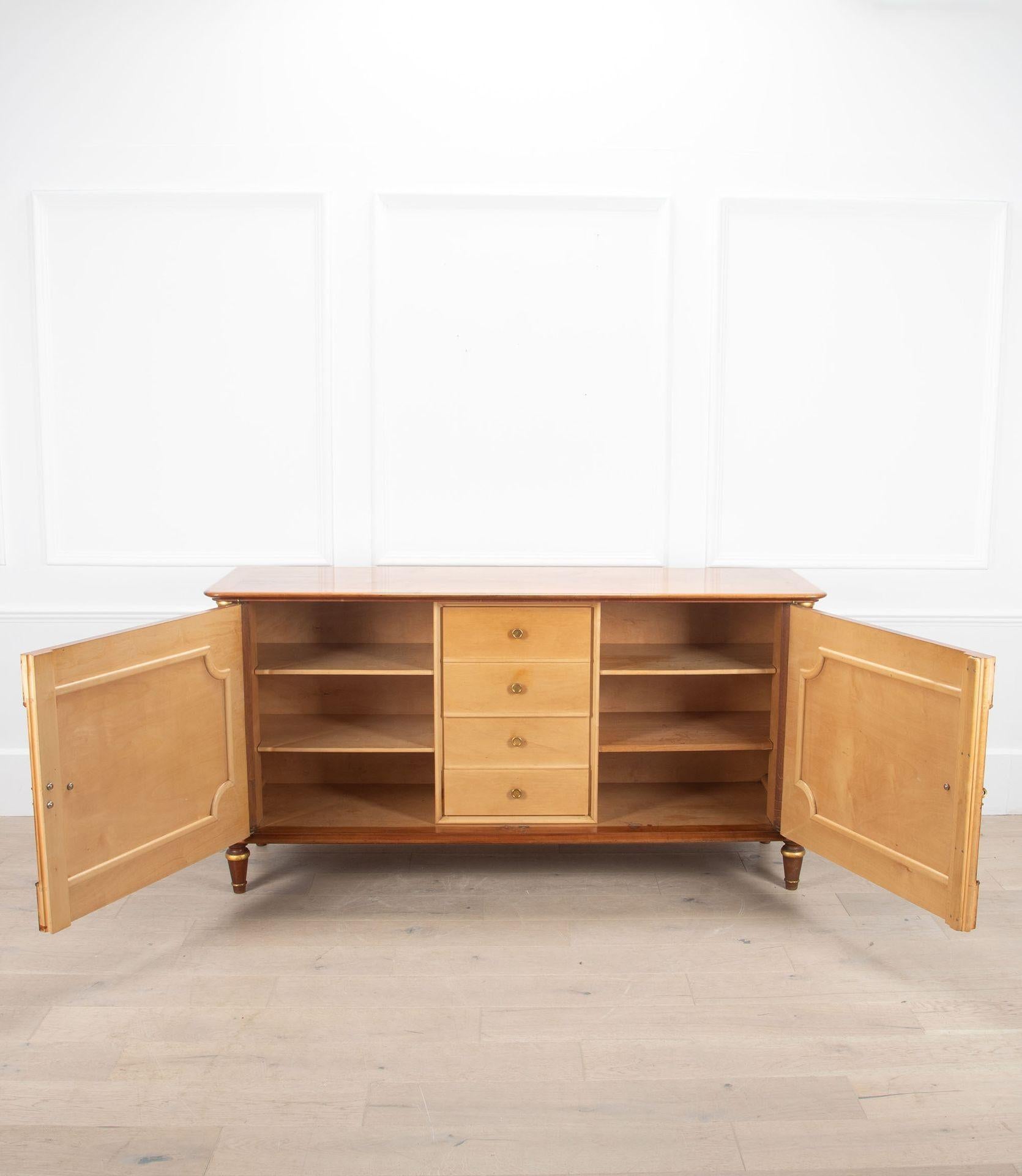 Francese Buffet in ciliegio Art Deco francese del XX secolo in vendita