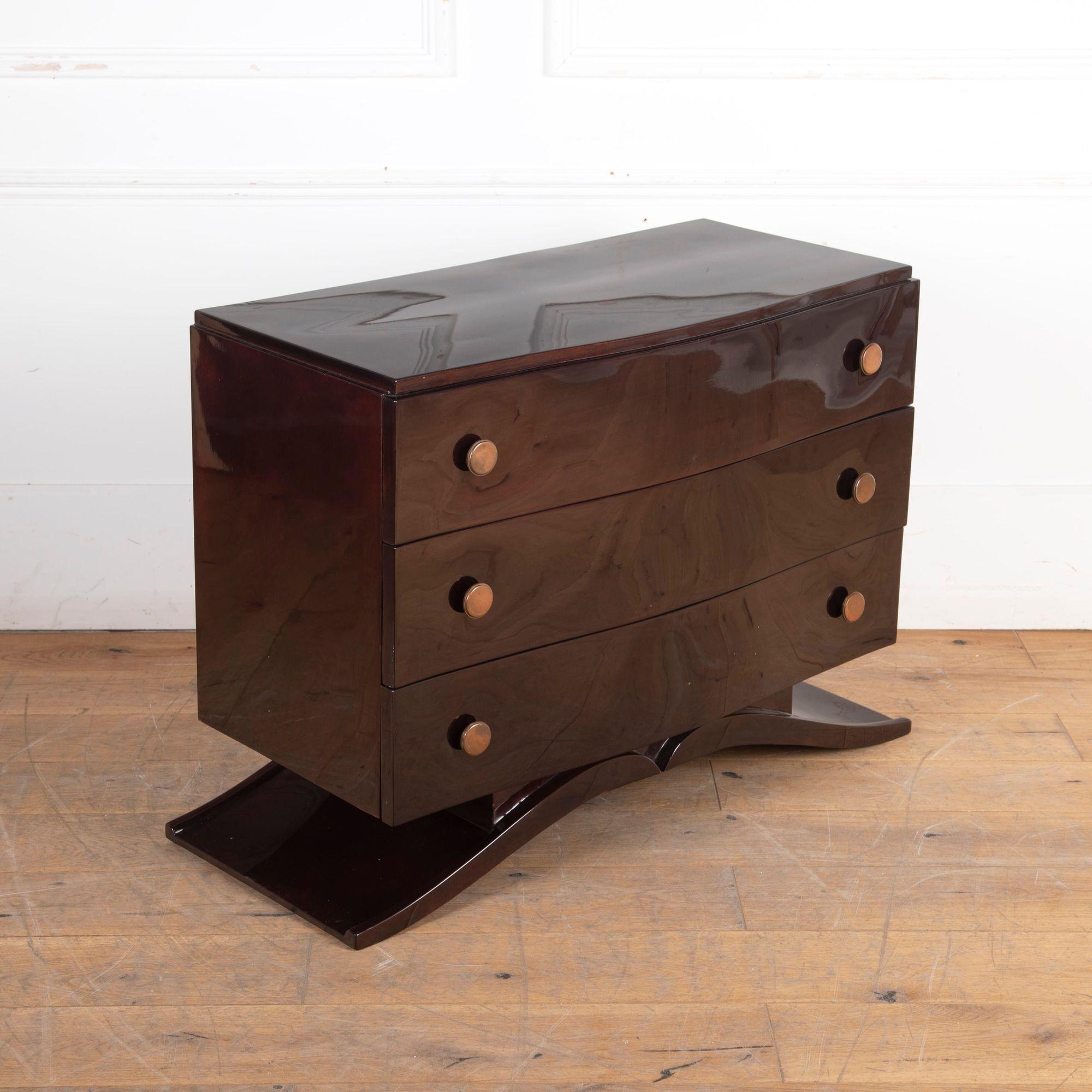 20th Century French Art Deco Chest of Drawers For Sale 1