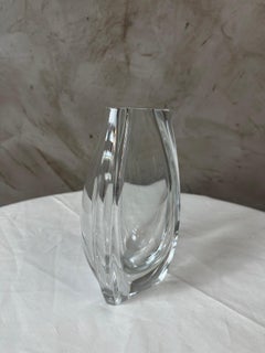 20th century French Art Deco Crystal Baccarat vase, 1930s