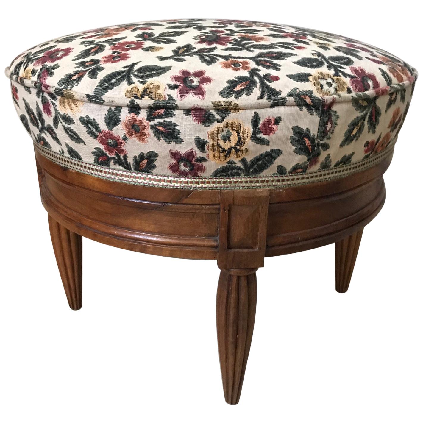 20th Century French Art Deco Footstool, 1930s