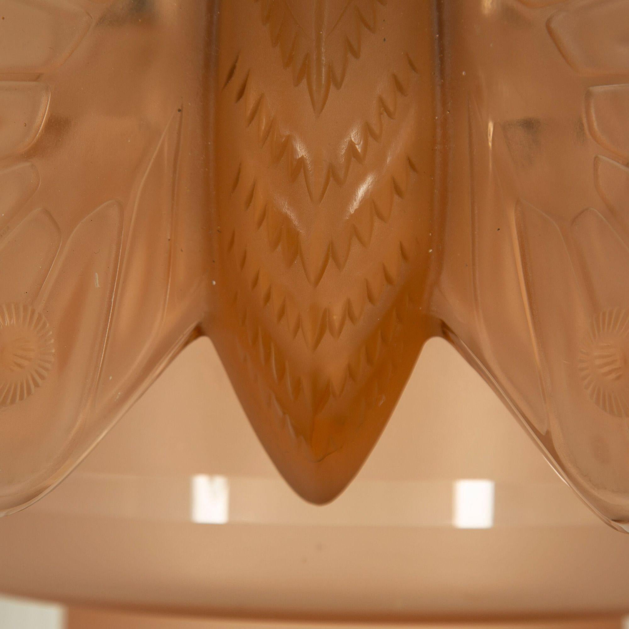 Lampe papillon en verre Art Déco français du 20e siècle Bon état - En vente à Gloucestershire, GB