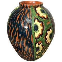 Terre cuite émaillée Art Déco français du 20e siècle, années 1930
