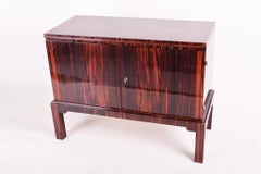 20th Century French Art Deco Macassar Cabinet/Buffet, High Gloss Lacquer, 1920s