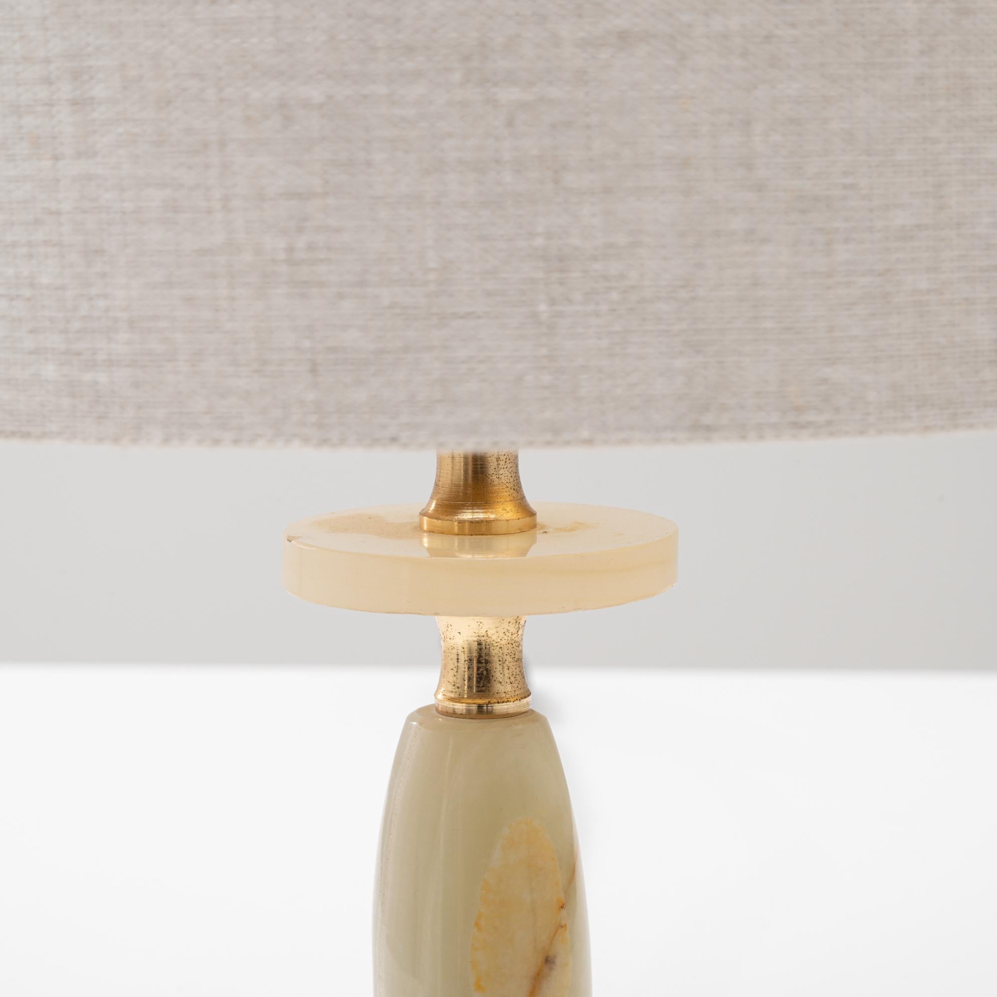 Lampe de table en marbre Art déco français du 20e siècle en vente 5