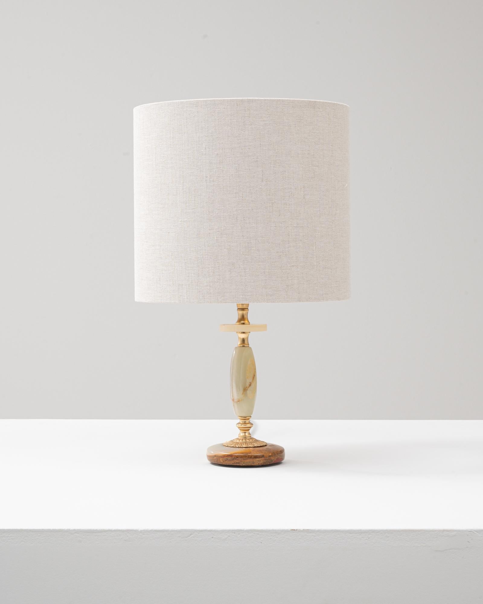 Marbre Lampe de table en marbre Art déco français du 20e siècle en vente