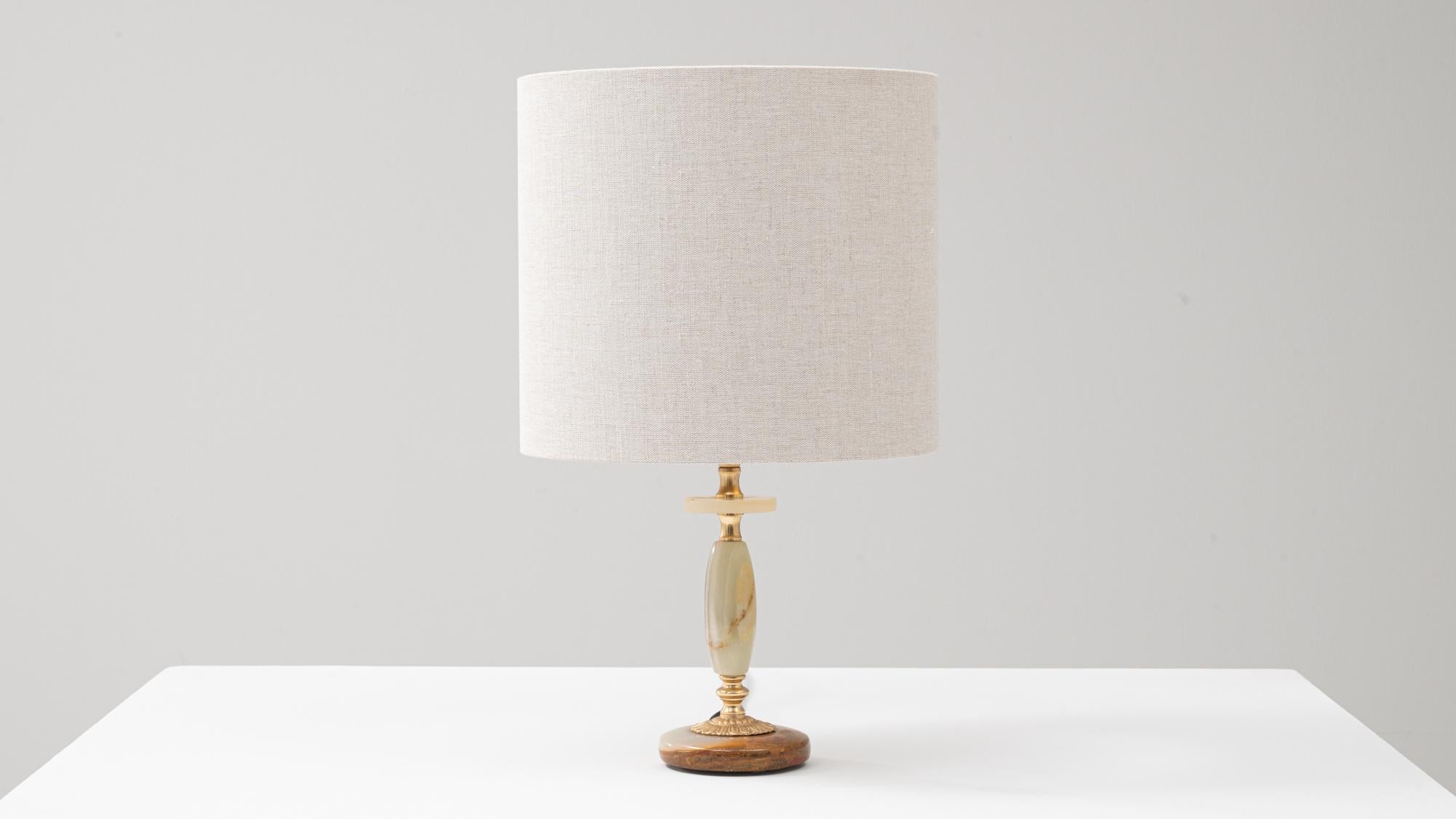 Lampe de table en marbre Art déco français du 20e siècle en vente 3