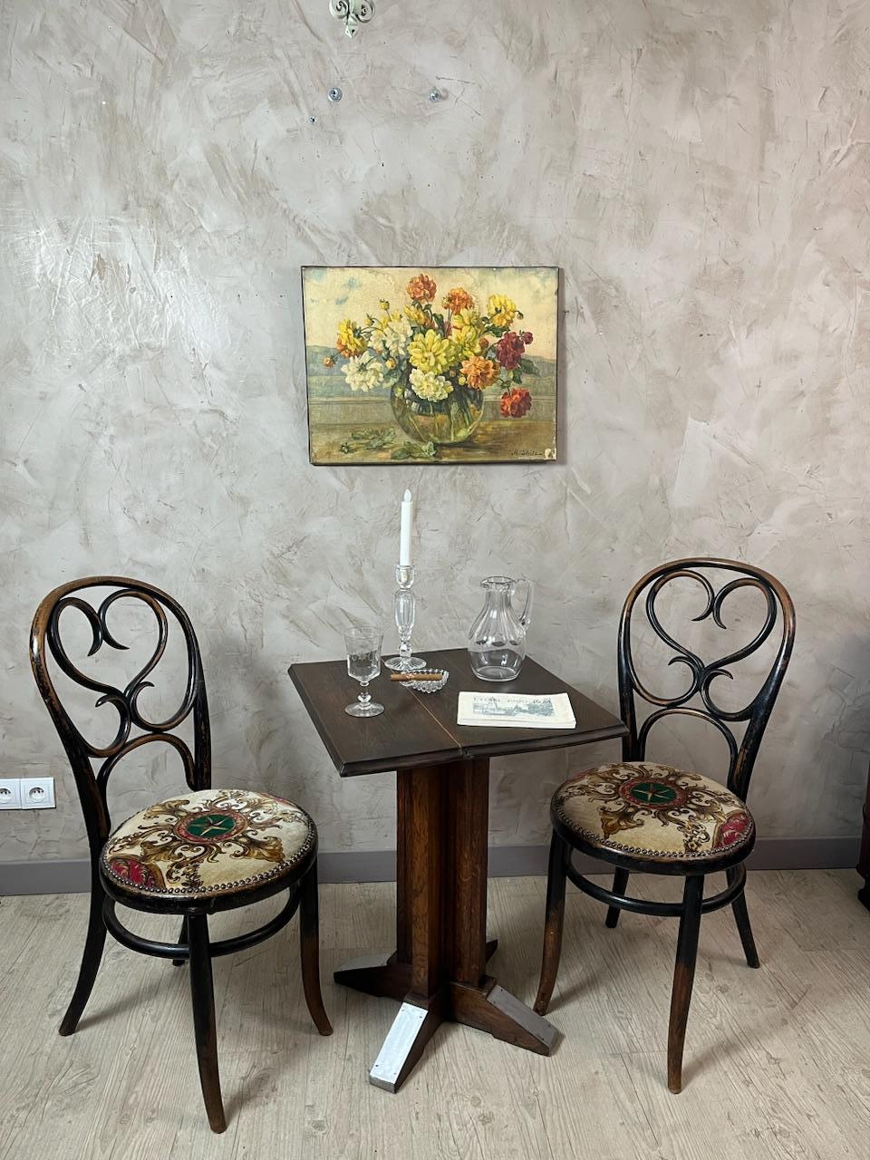 20th century French Art Deco Oak Gueridon, 1930s en vente 7
