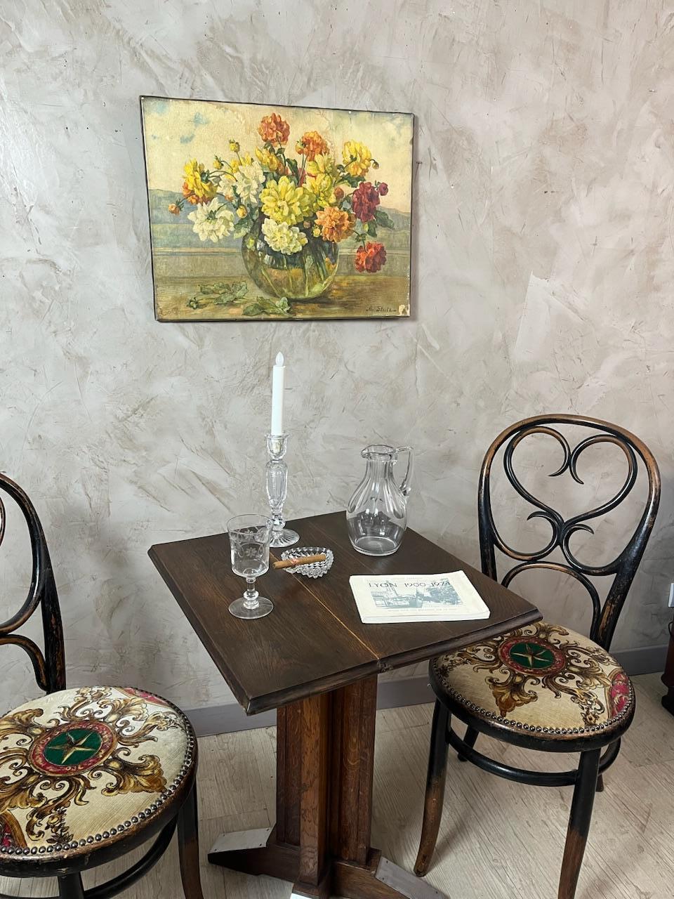 20th century French Art Deco Oak Gueridon, 1930s en vente 8