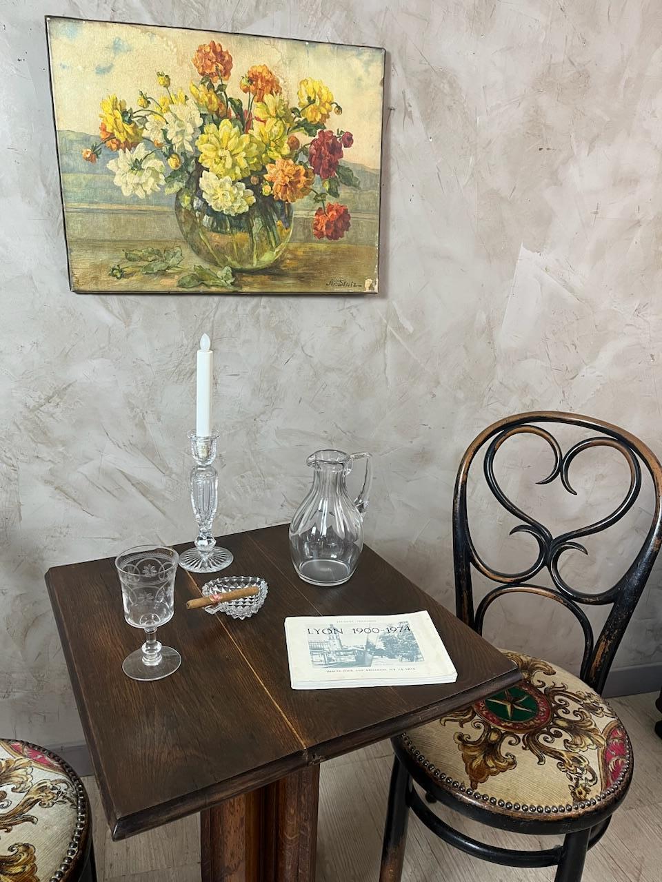 20th century French Art Deco Oak Gueridon, 1930s en vente 9