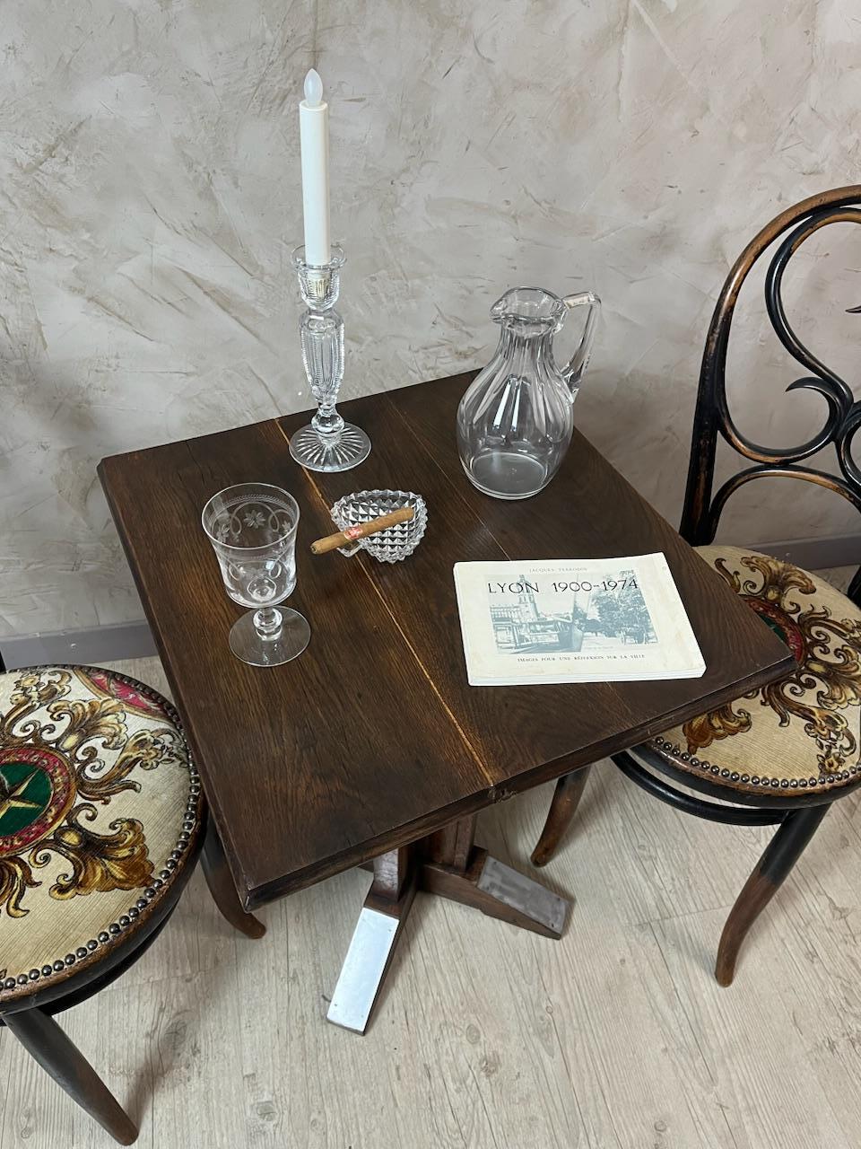 20th century French Art Deco Oak Gueridon, 1930s en vente 10