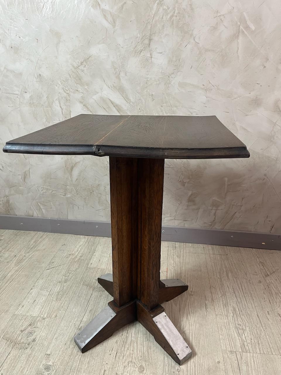 20th century French Art Deco Oak Gueridon, 1930s en vente 2