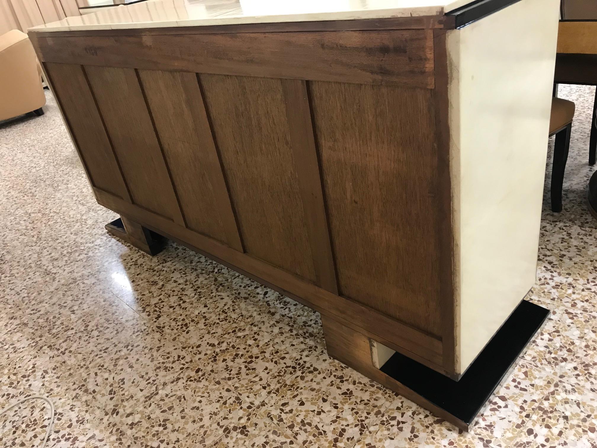 20th Century French Art Deco Parchment Sideboard 4