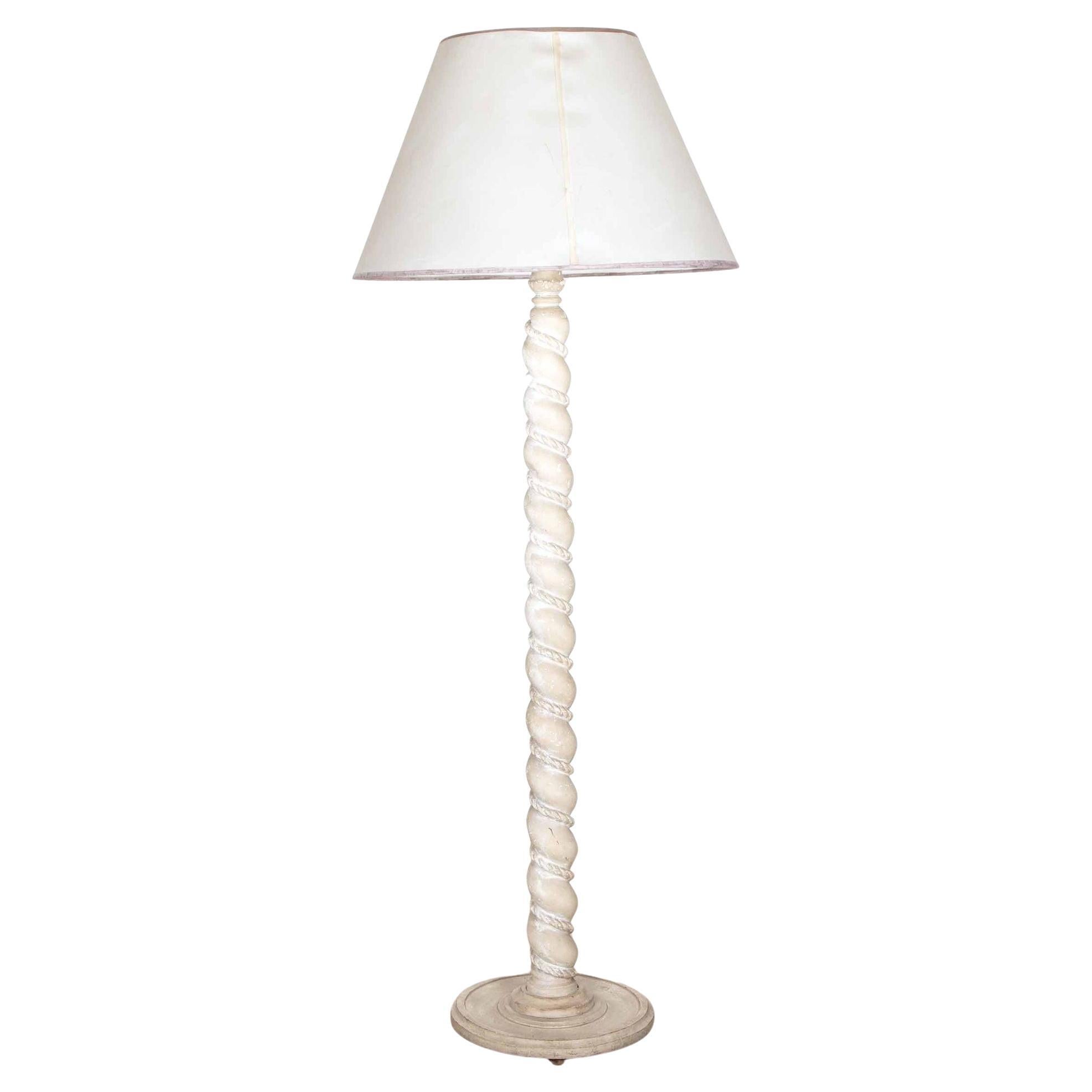 20. Jahrhundert Französisch Art Deco Gips Stehlampe im Angebot