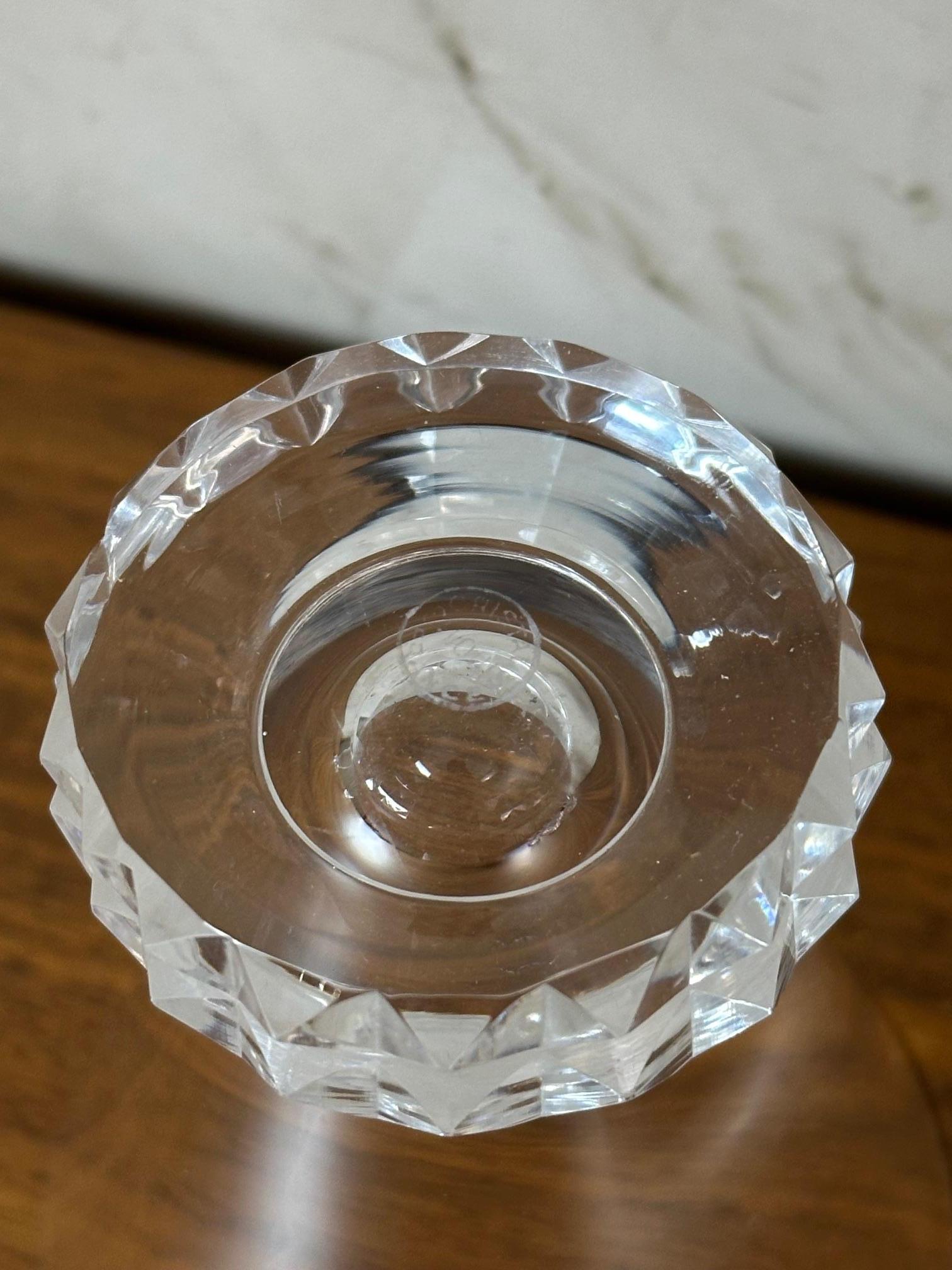 Ensemble de 34 verres en cristal Saint Louis, Art déco français du 20e siècle, années 1933 en vente 5