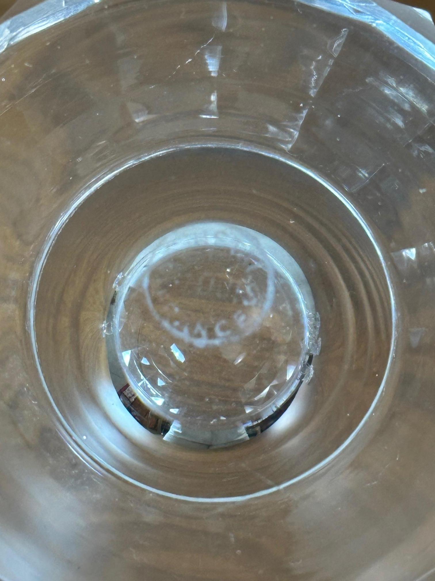 Ensemble de 34 verres en cristal Saint Louis, Art déco français du 20e siècle, années 1933 en vente 6