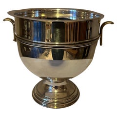 20th century French Art Deco Silver Plate Champagne Bucket