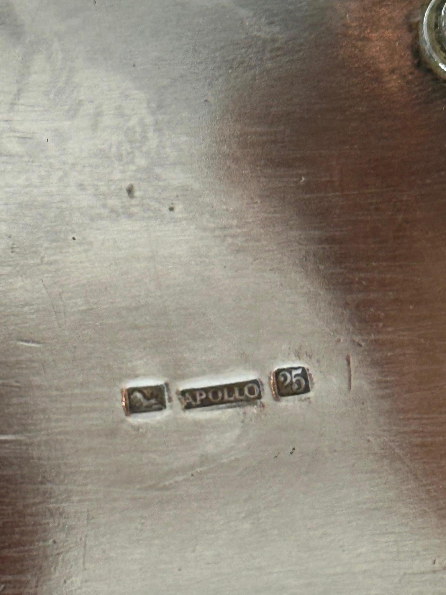 Ciotola decorativa in argento Art Decor francese del XX secolo, anni '30 in vendita 3