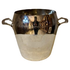 20th century French Art Deco Silver Plated Jeroboam Bucket