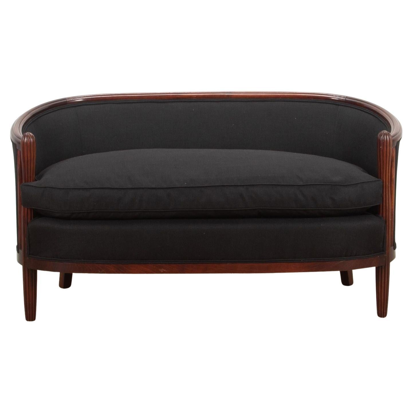 20th Century French Art Deco Sofa in the Style of Paul Follot