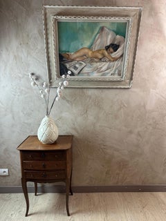 Jarrón francés Art déco St clément Faience, S. XX, Años 30