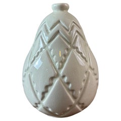 20th century French Art deco St clément Faience Vase, 1930s