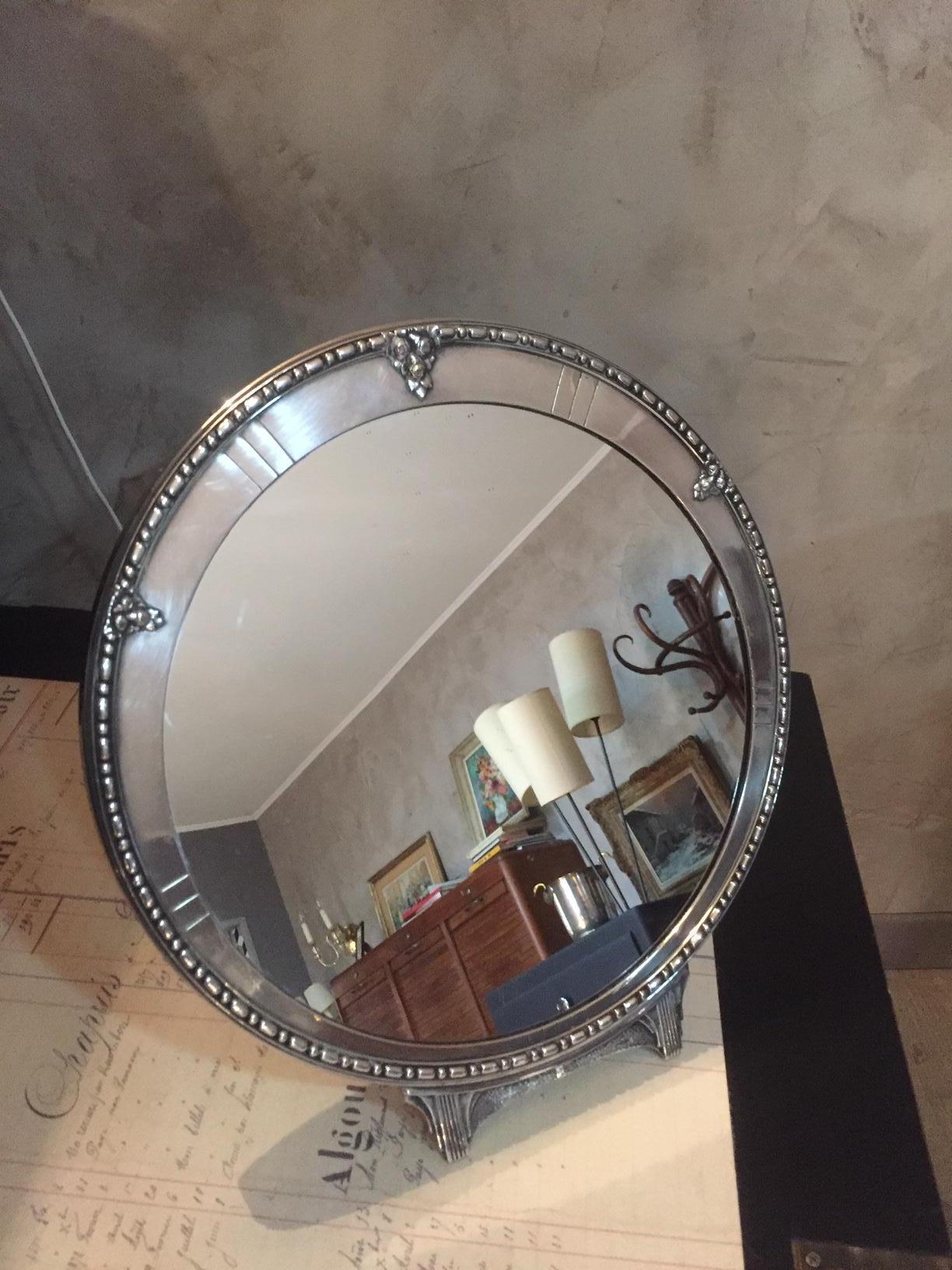 20th Century, French Art Deco Table Mirror, 1930s In Good Condition In LEGNY, FR