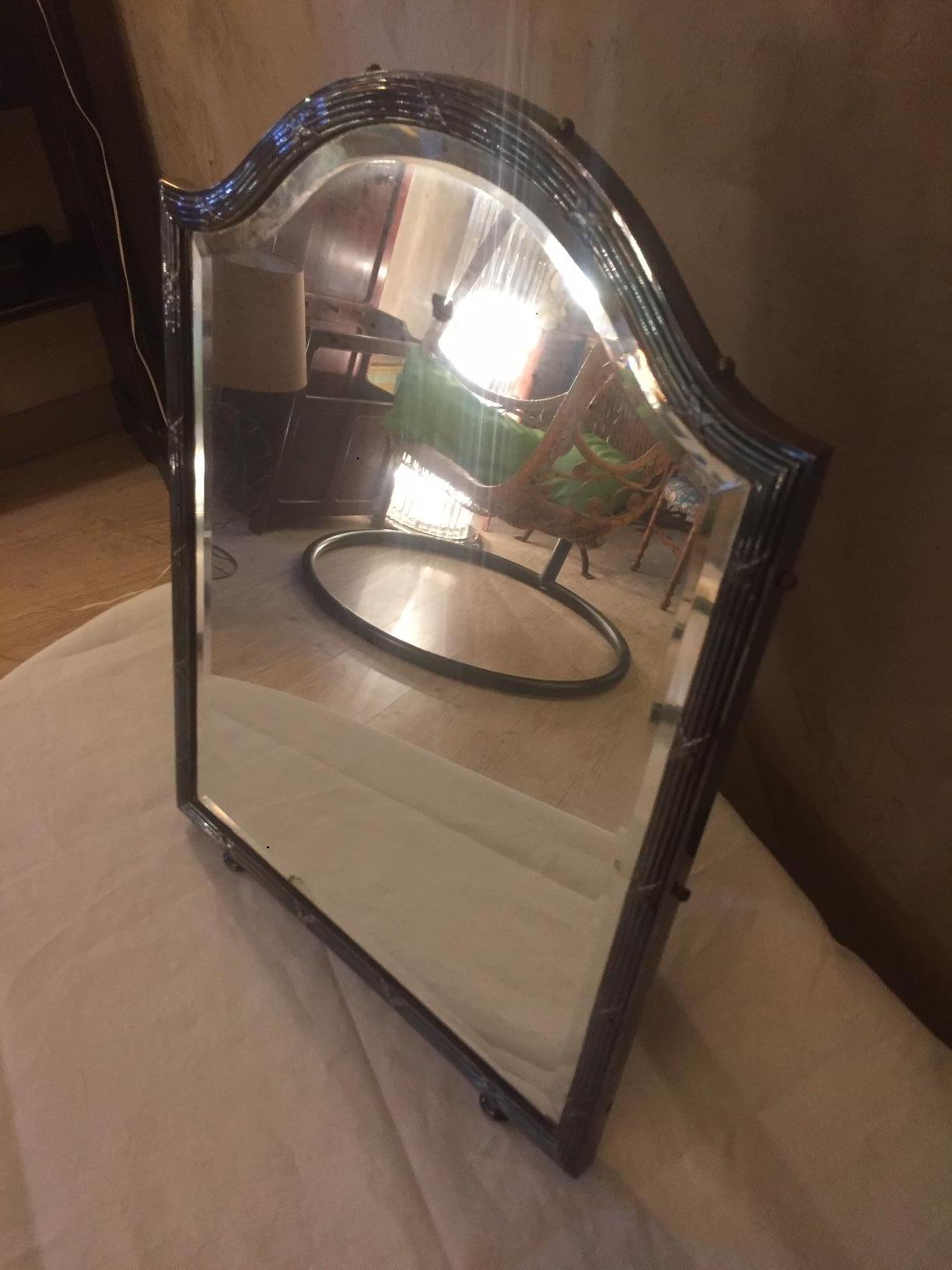 20th Century French Art Deco Table Mirror, 1930s In Good Condition In LEGNY, FR
