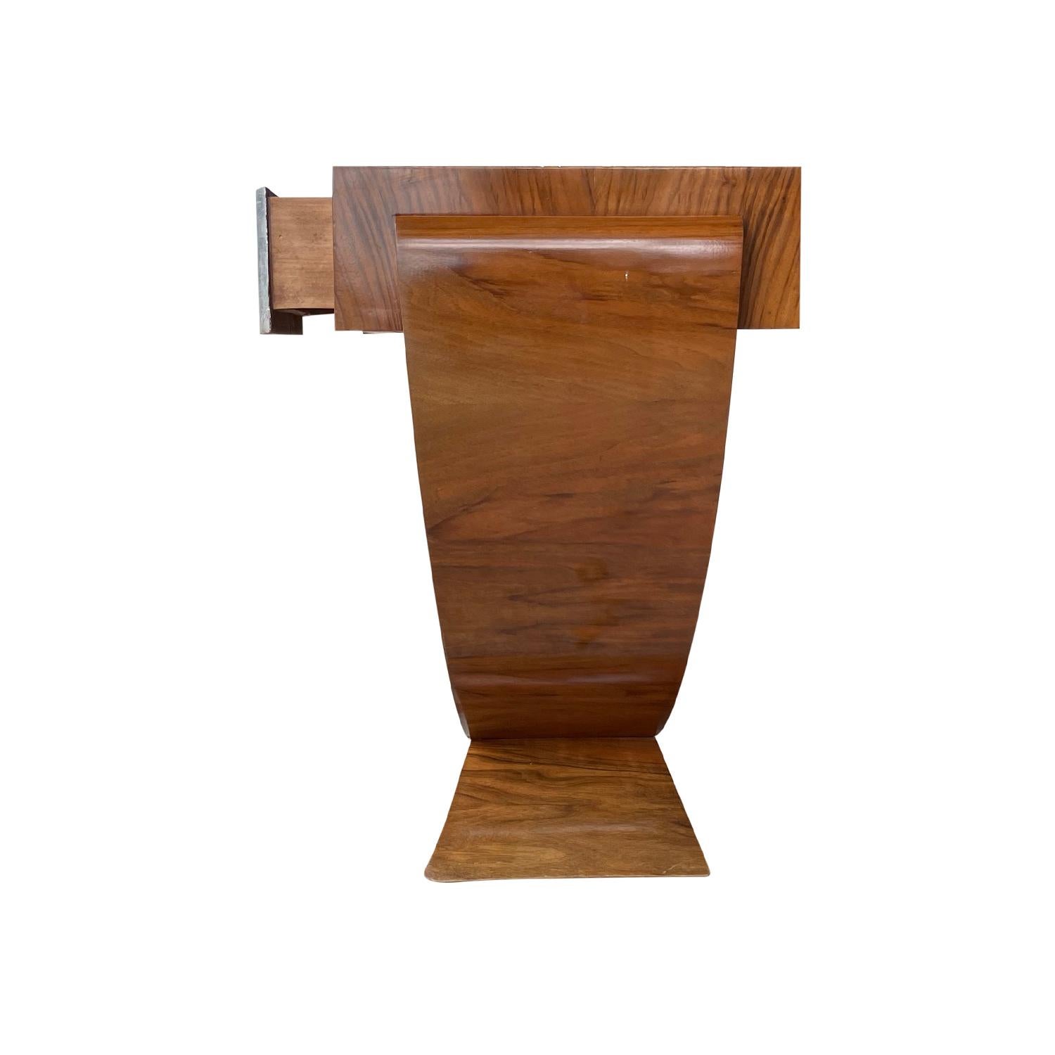 20th Century French Art Deco Walnut Coiffeuse Vanity by Émile-Jacques Ruhlmann For Sale 5