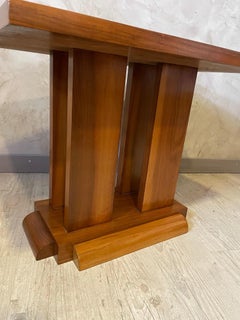 20th Century French Art Deco Walnut Side Table, 1930s