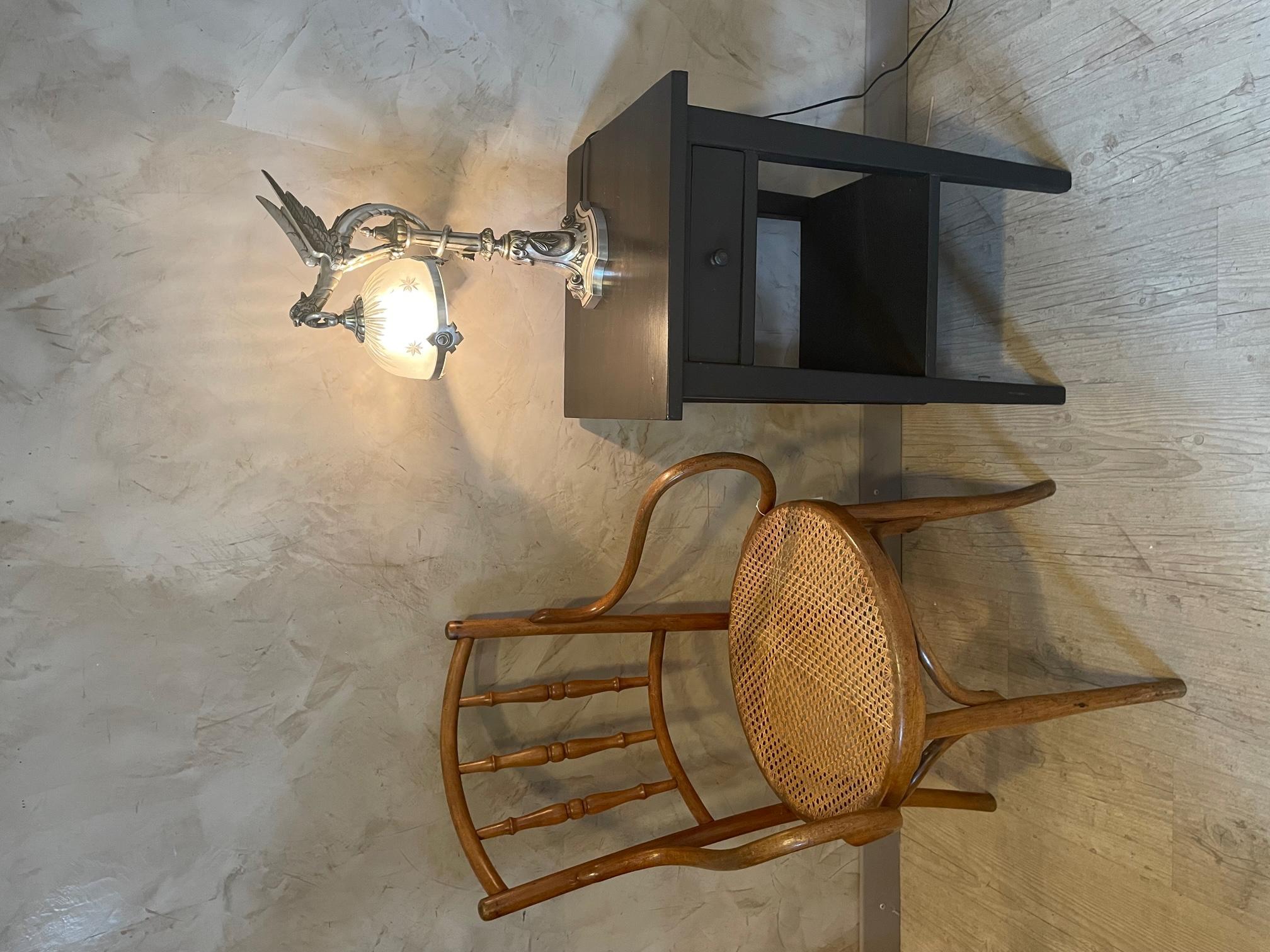 Lampe de table en bronze et verre Art Nouveau français du 20e siècle en vente 9