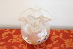 20th Century French Art Nouveau Legras Mont Joye Vase in Transparent Glass