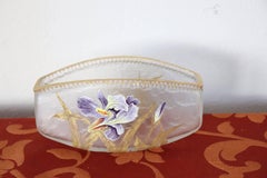 20th Century French Art Nouveau Legras Mont Joye Vase in Transparent Glass