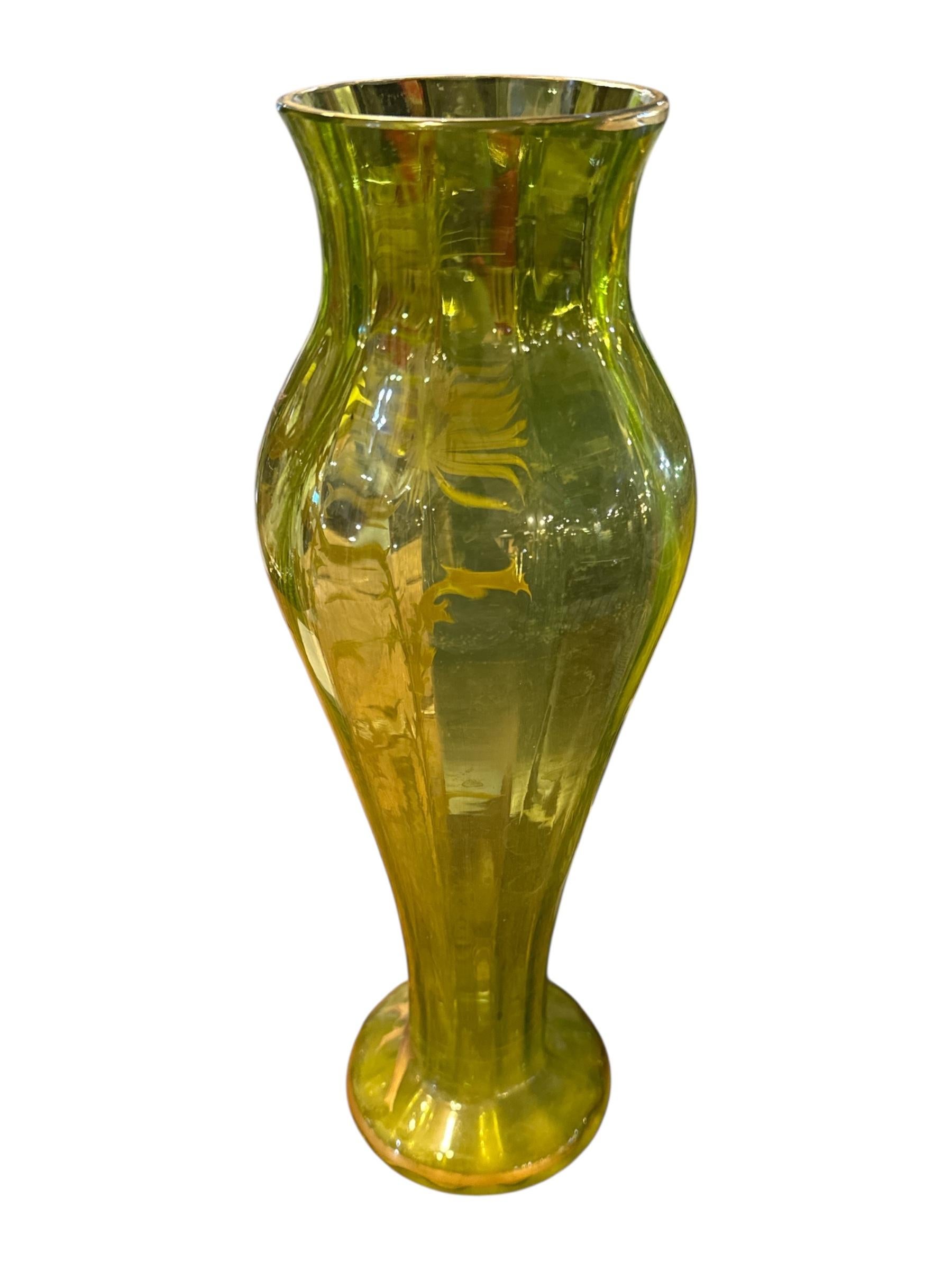 20th Century French Art Nouveau Vase In Good Condition For Sale In Pasadena, CA