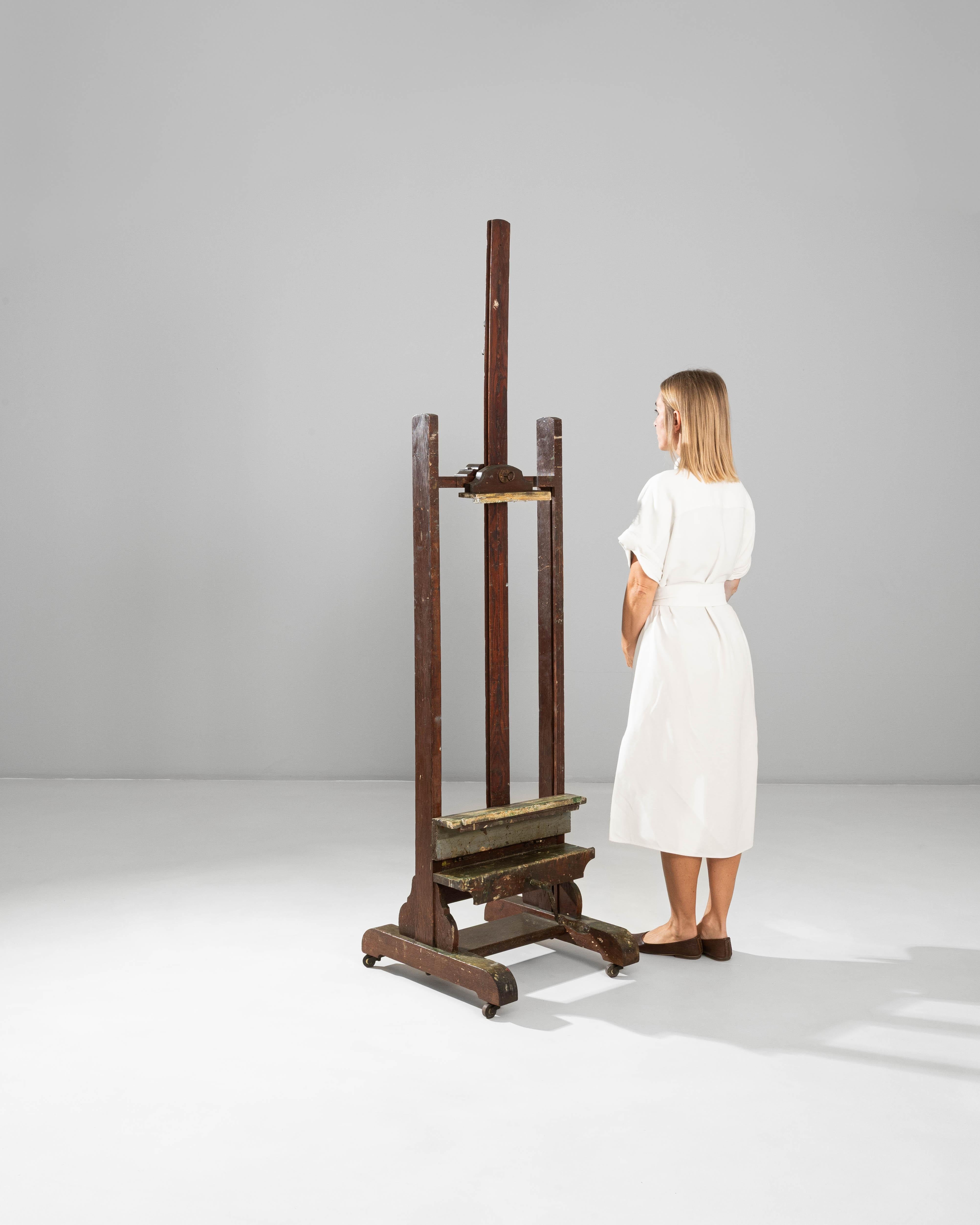 Caballete de madera de artista francés del siglo XX en venta 6