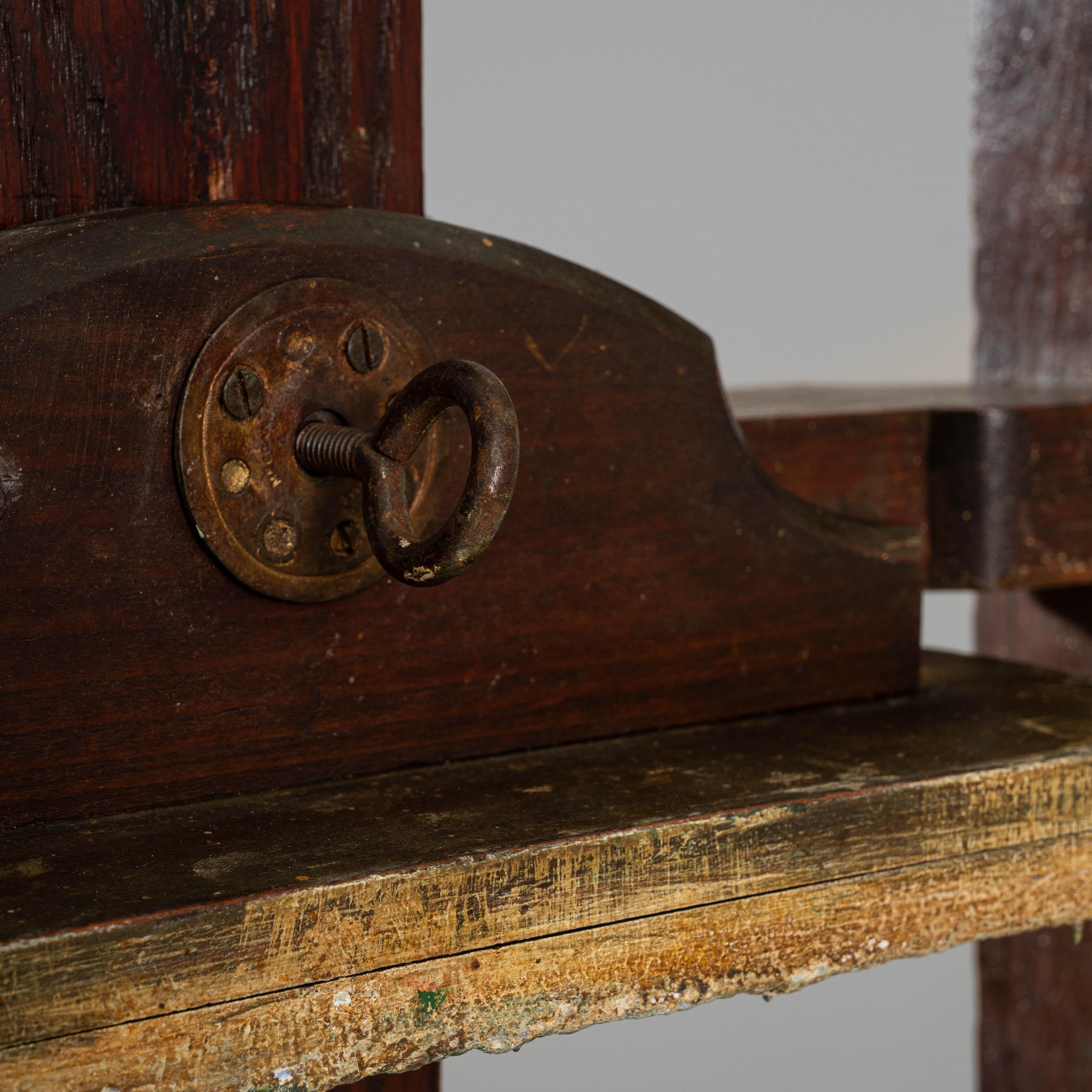 Caballete de madera de artista francés del siglo XX en venta 7