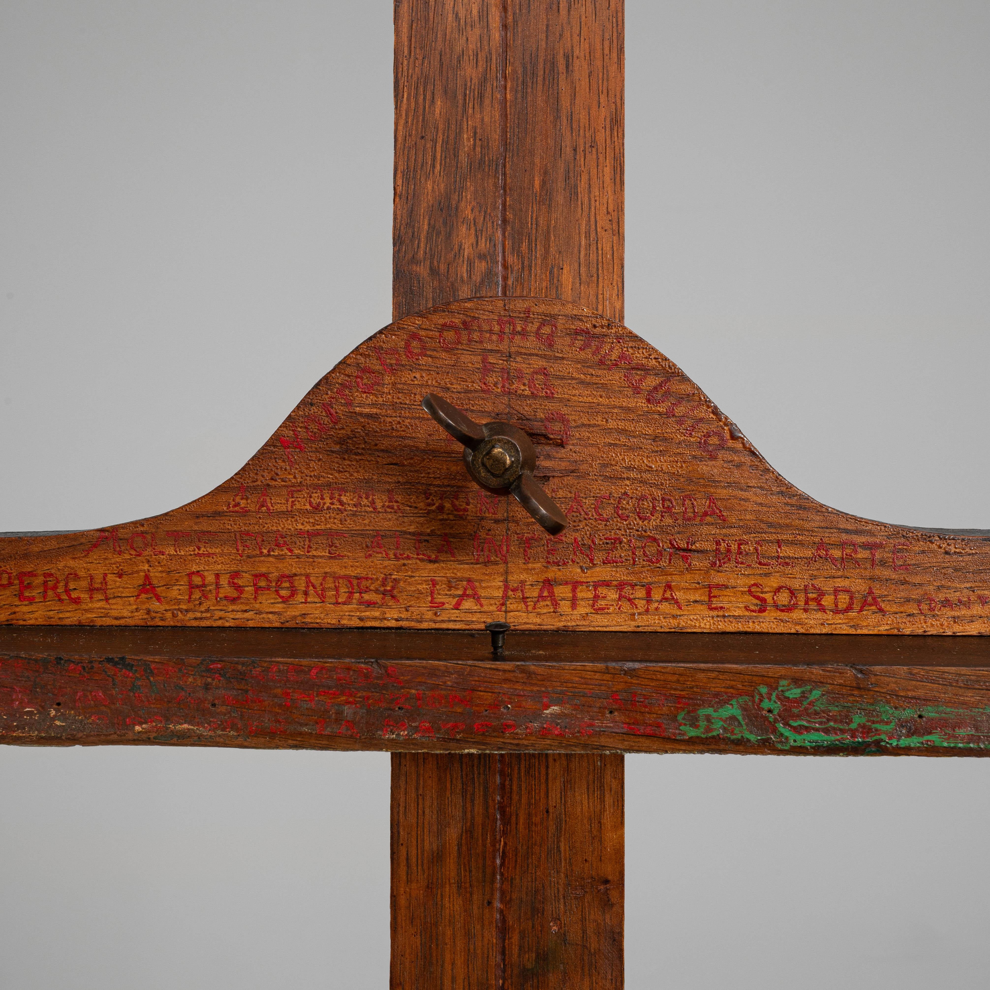 Caballete de madera de artista francés del siglo XX en venta 7