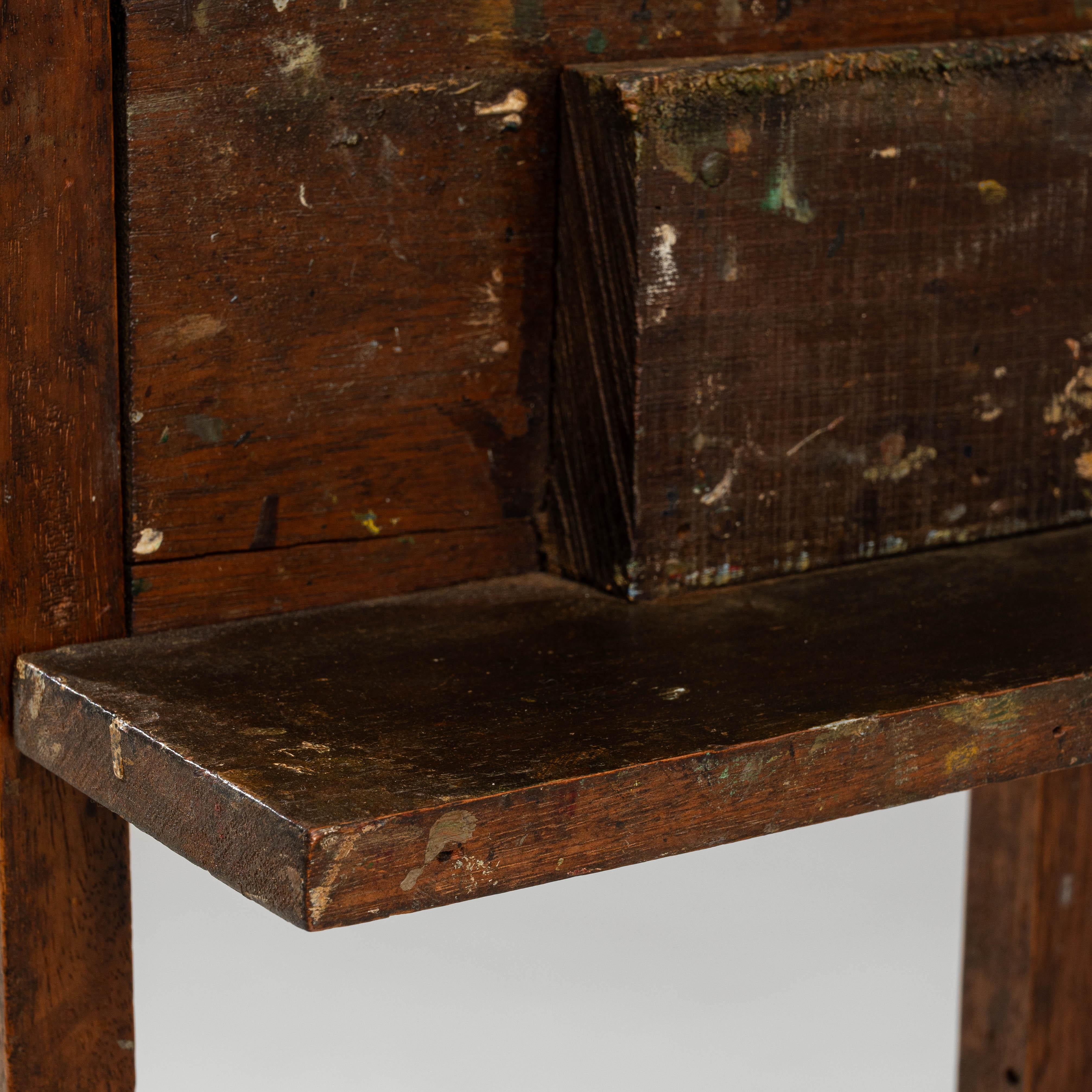 Caballete de madera de artista francés del siglo XX en venta 9