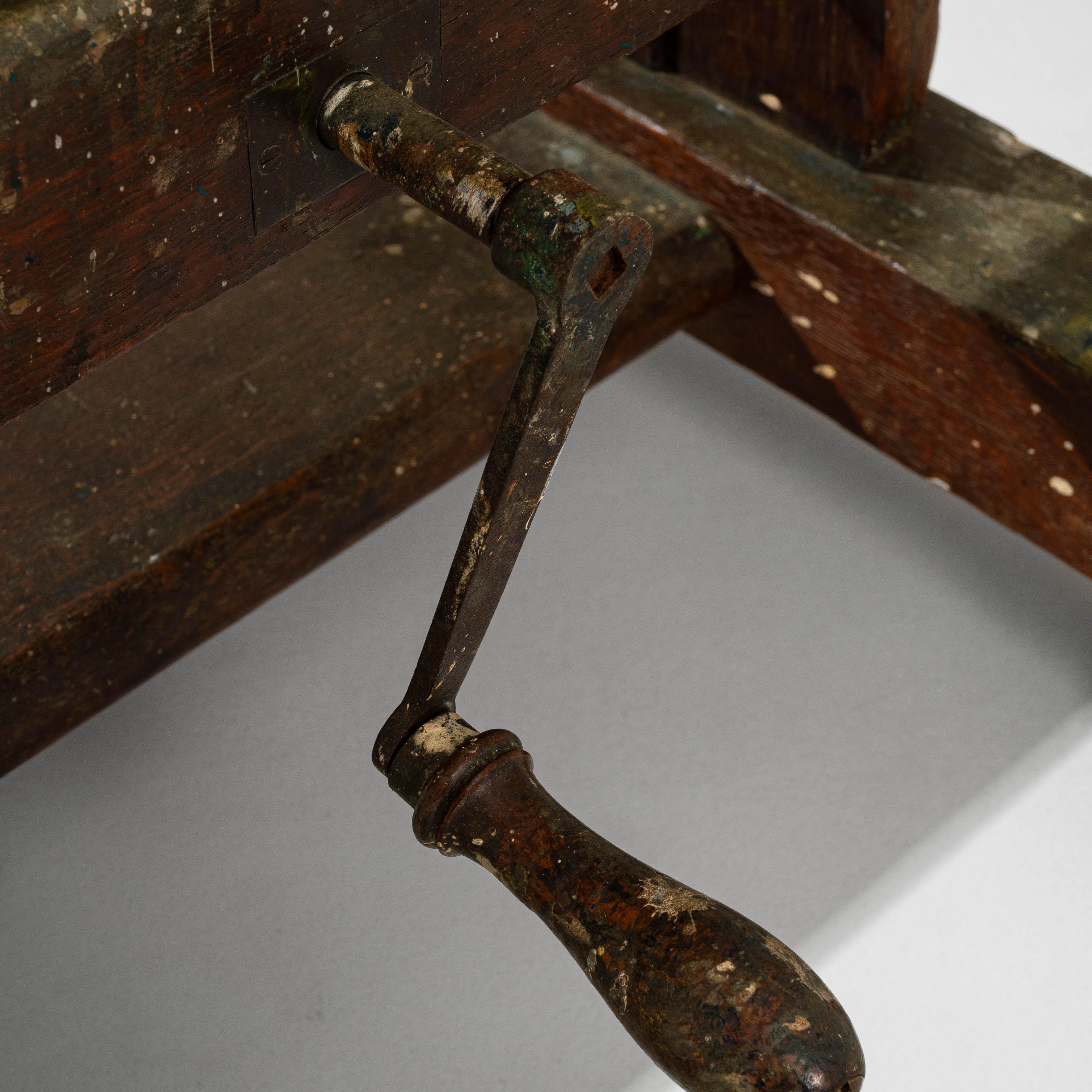 Caballete de madera de artista francés del siglo XX en venta 10