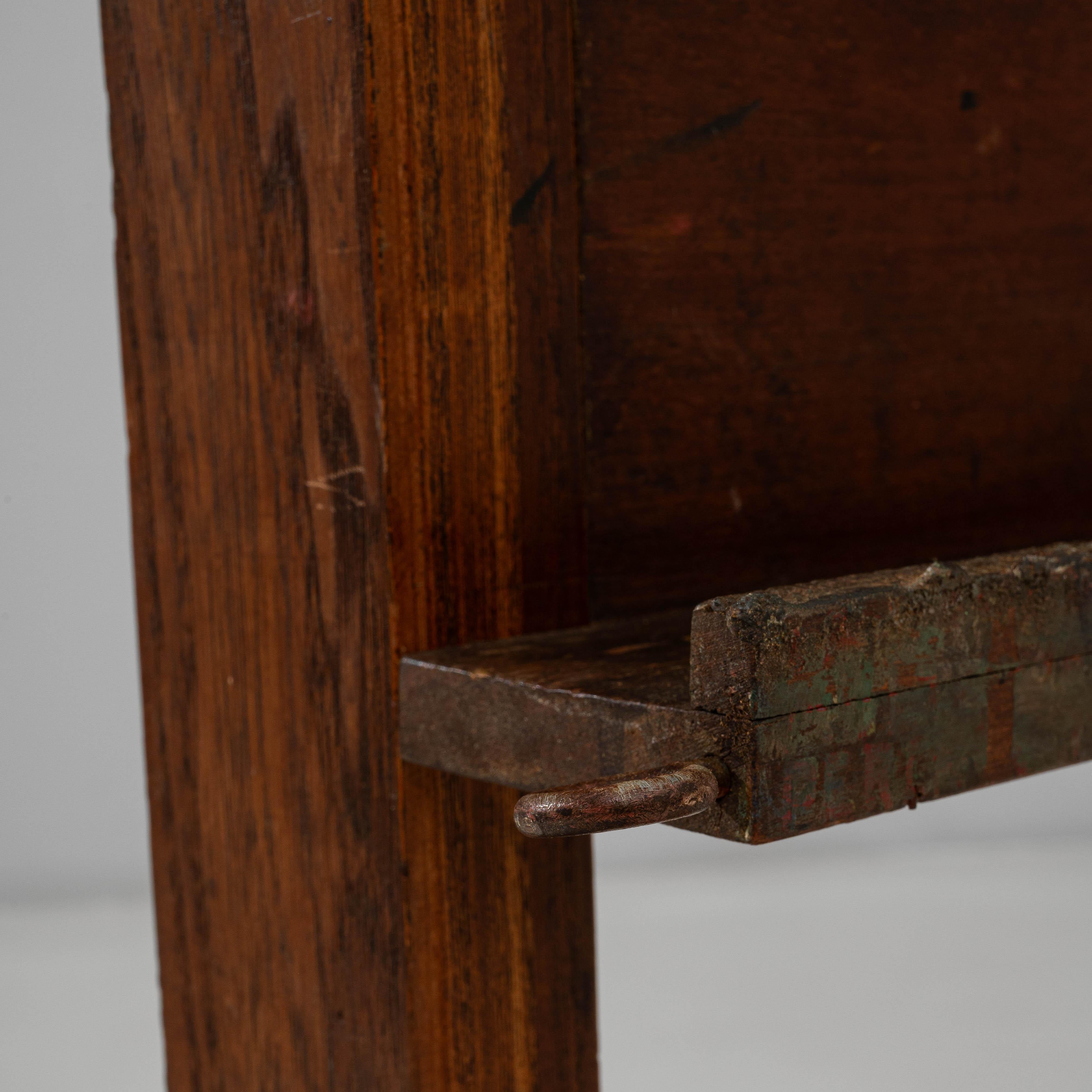 Caballete de madera de artista francés del siglo XX en venta 10