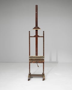 20th Century French Artist's Wooden Easel