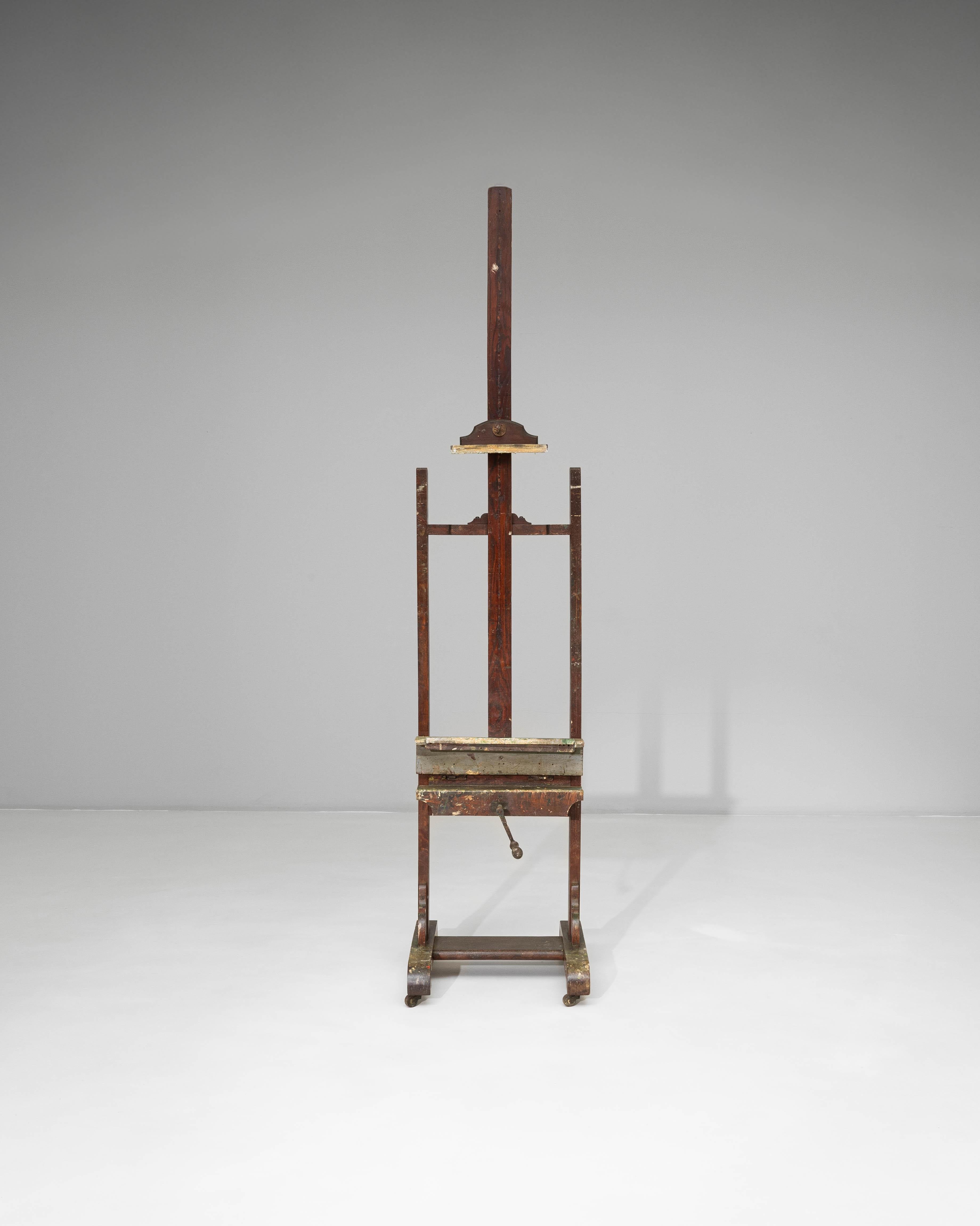 Caballete de madera de artista francés del siglo XX en Bueno estado para la venta en High Point, NC