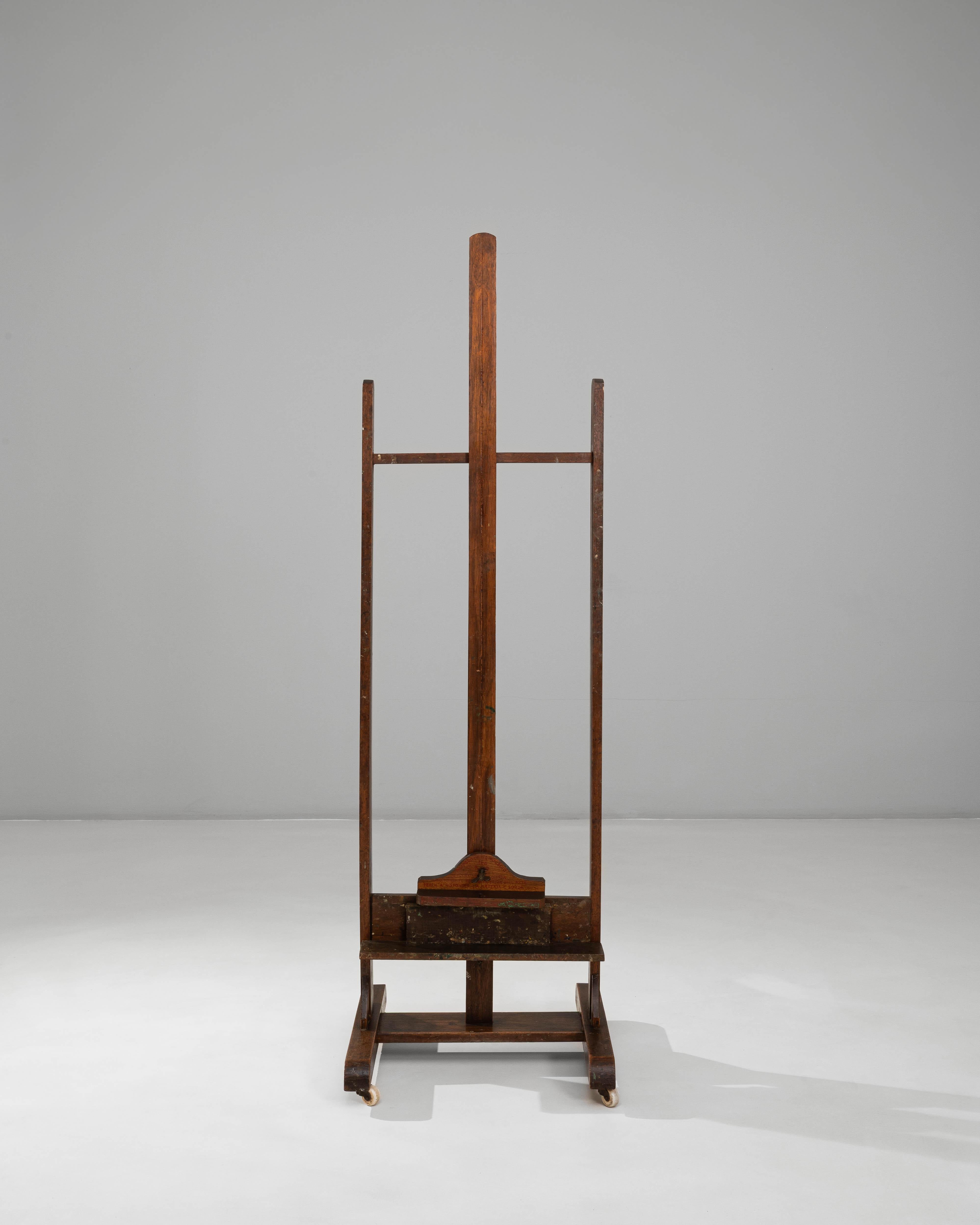 Caballete de madera de artista francés del siglo XX en Bueno estado para la venta en High Point, NC