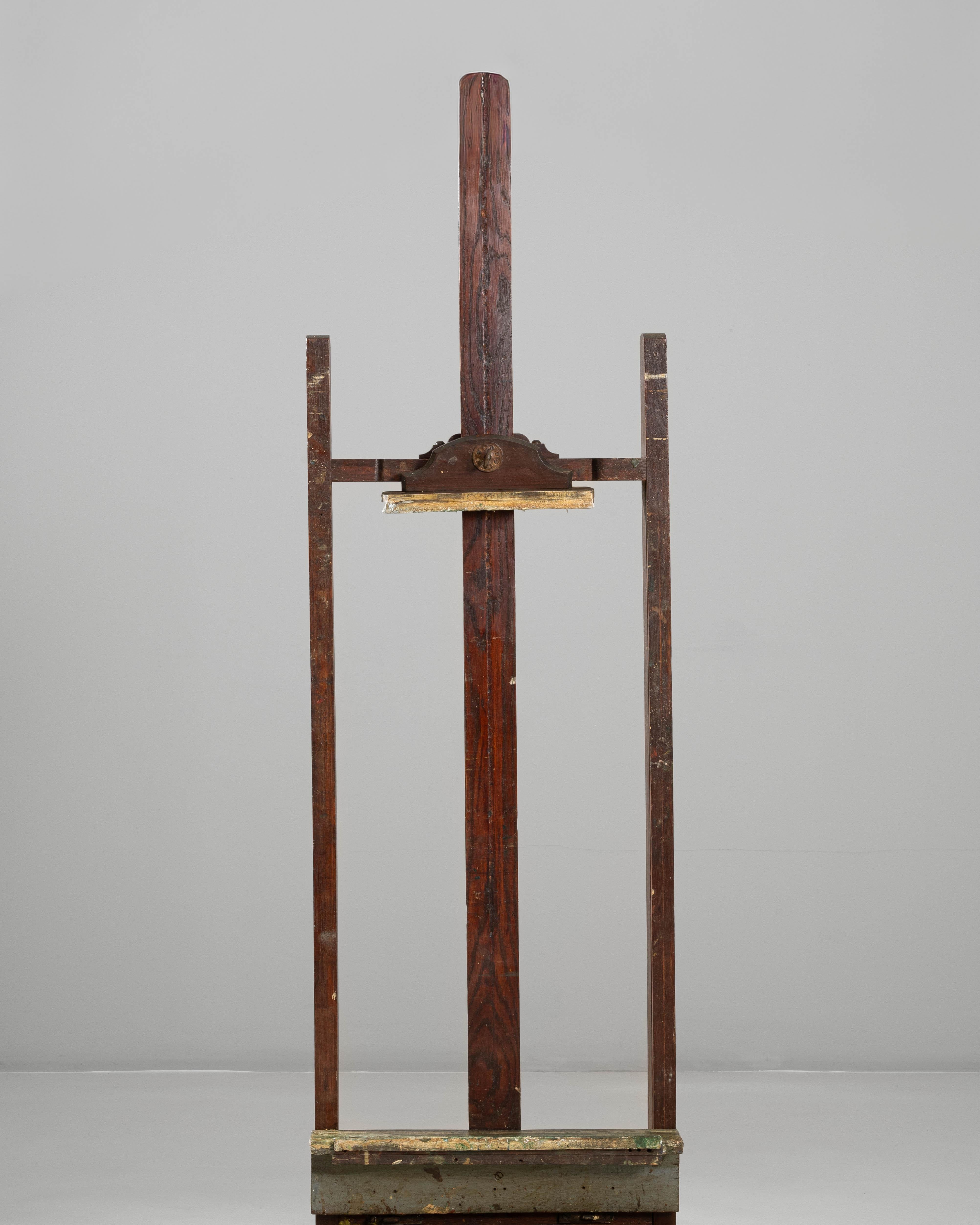 Caballete de madera de artista francés del siglo XX en venta 3