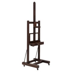20th Century French Artist's Wooden Easel