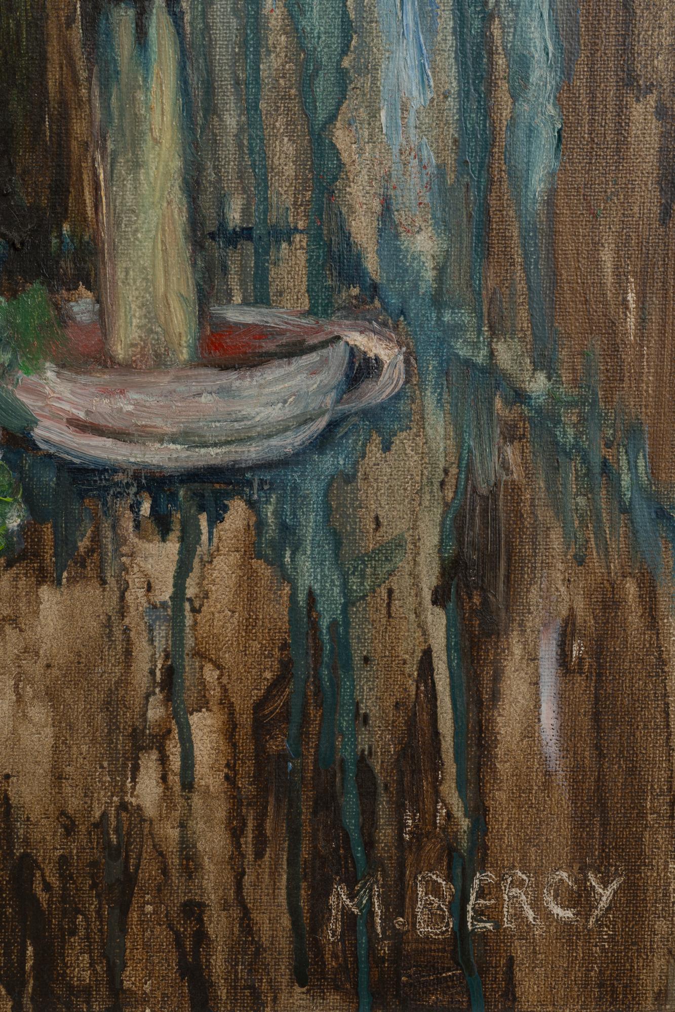 Französisches Kunstwerk des 20. Jahrhunderts mit Metallrahmen im Angebot 7