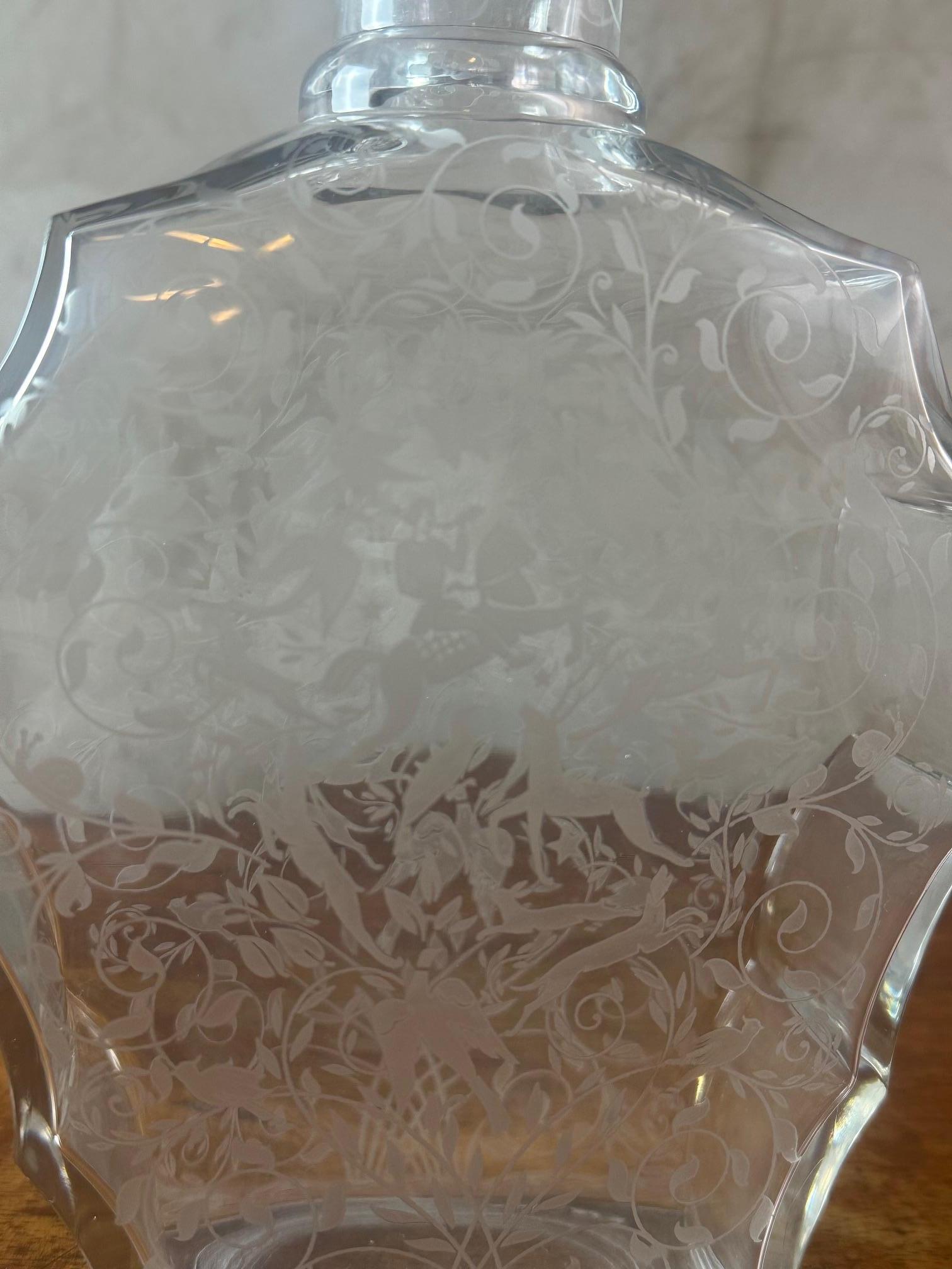 Milieu du XXe siècle Carafe Djeddah modèle français du 20e siècle en cristal de Baccarat, années 1946 en vente
