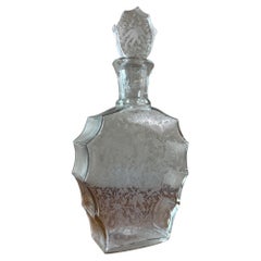 Caraffa di cristallo Baccarat francese del XX secolo, modello Djeddah, anni '46