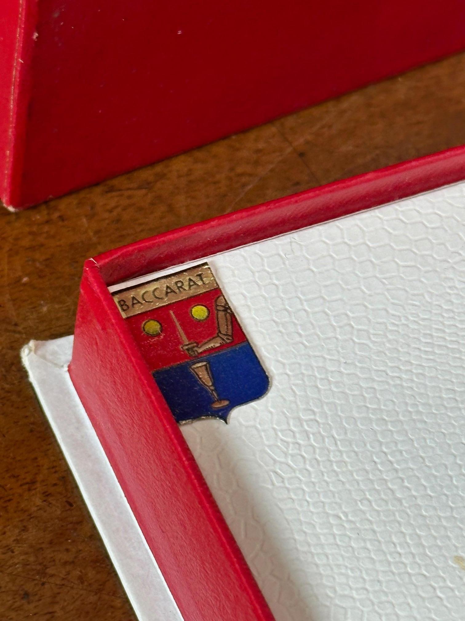 Vasetto e cucchiaio di senape in cristallo Baccarat del XX secolo, anni '30 in vendita 6
