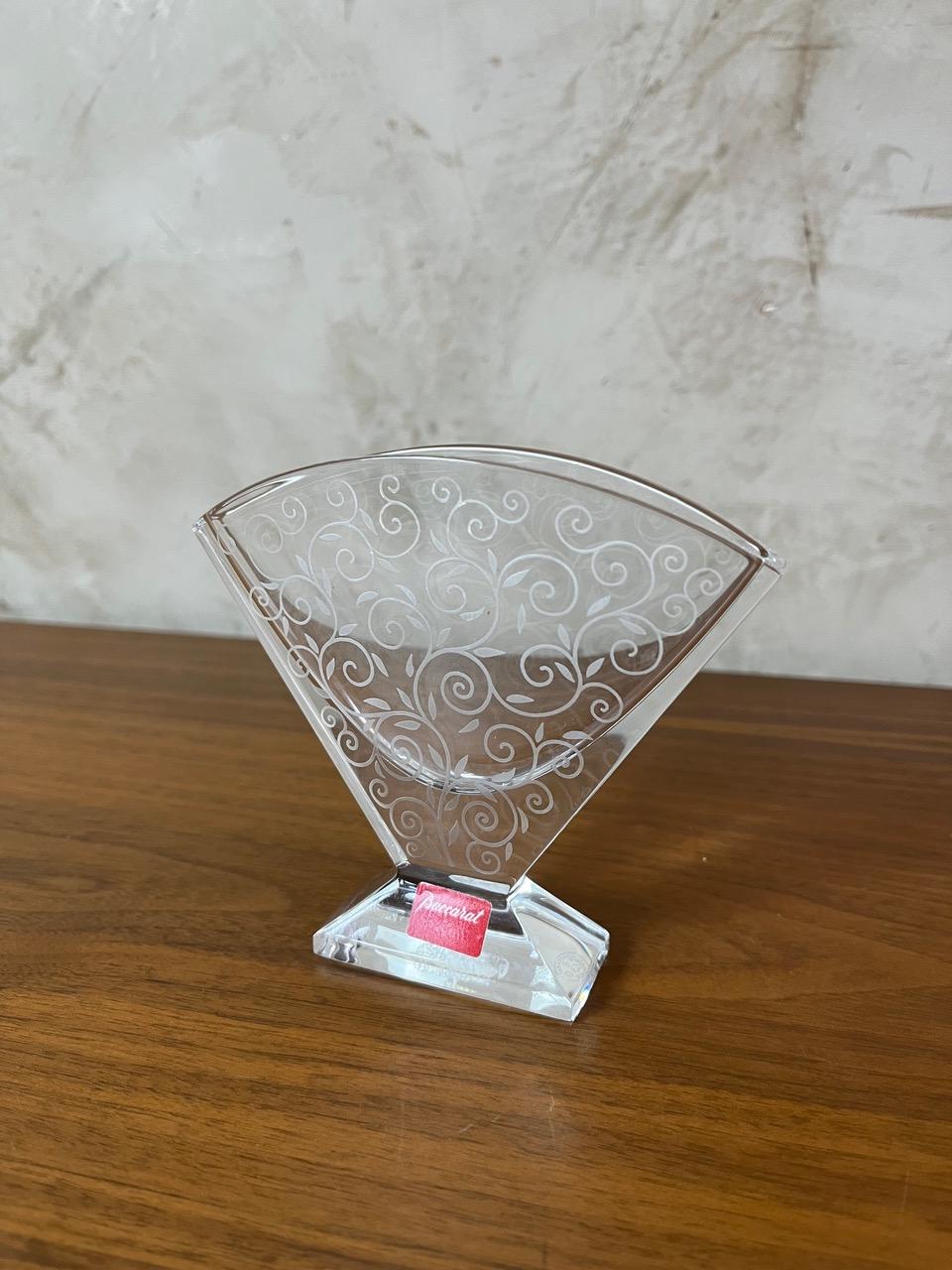 Vaso di cristallo Baccarat francese del XX secolo, anni '50 in vendita 10